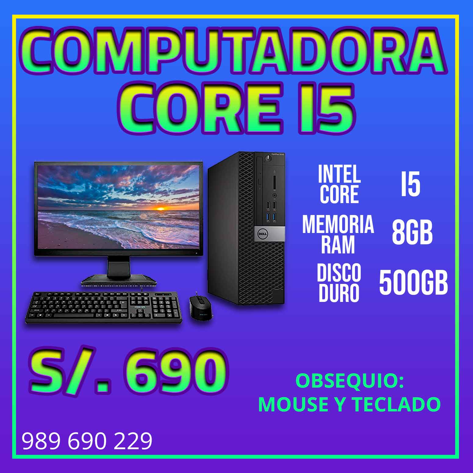 COMPUTADORA DELL CORE I5 EN OFERTA